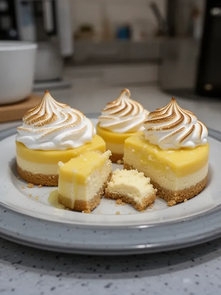 Mini Cheesecakes Citron Meringué