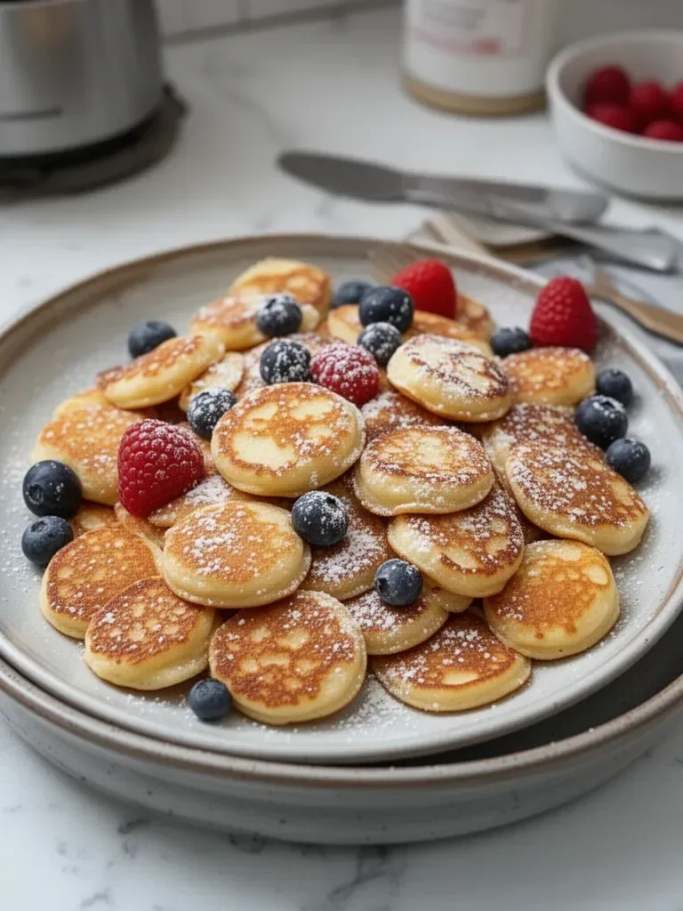 Mini Crêpes — Bouchées Moelleuses de Joie au Petit Déjeuner