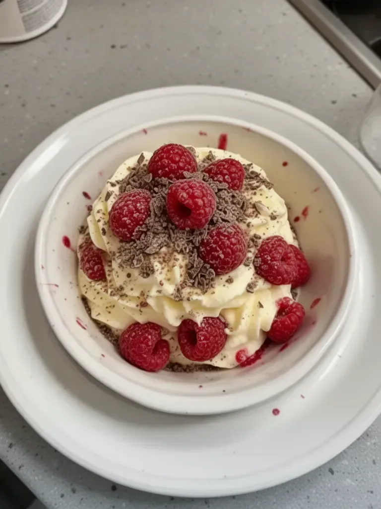 Mousse Chocolat Blanc Framboises : Délice Simple