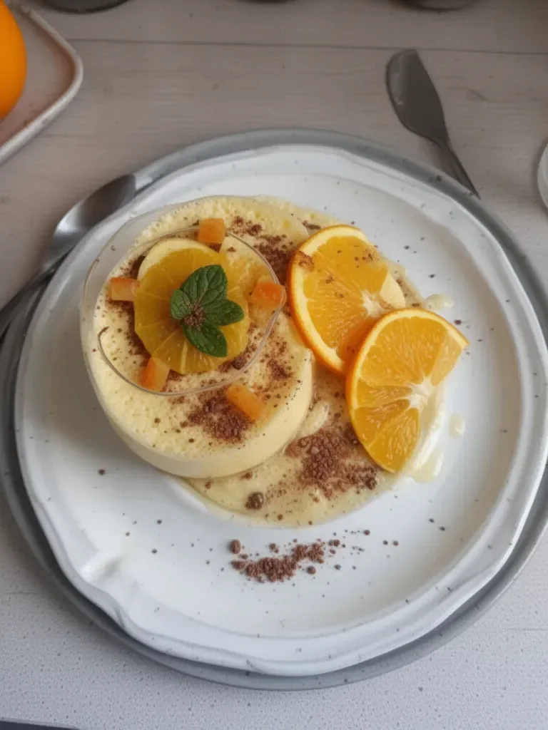 Mousse express à l'orange