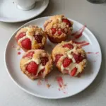 Muffins aux fraises