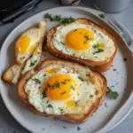 Pain au Fromage et Œuf à la Friteuse à Air