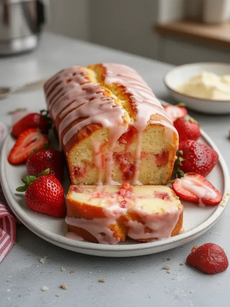 Pain aux fraises facile