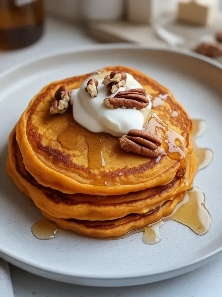 Pancakes de patates douces moelleux