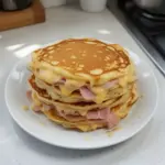 Pancakes Salés Jambon-Fromage