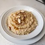 Porridge chaud façon frangipane