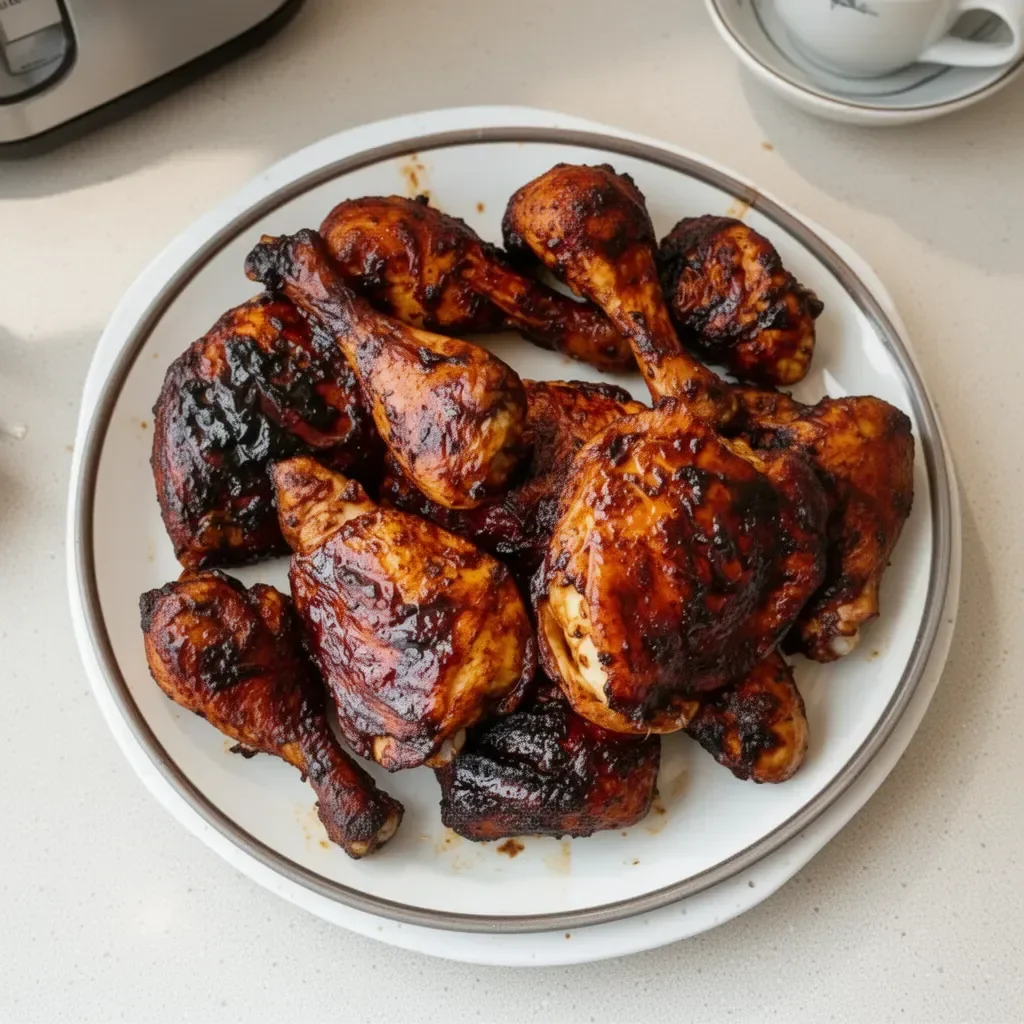 Poulet BBQ Grillé savoureux sur le barbecue, idéal pour les repas d'été.