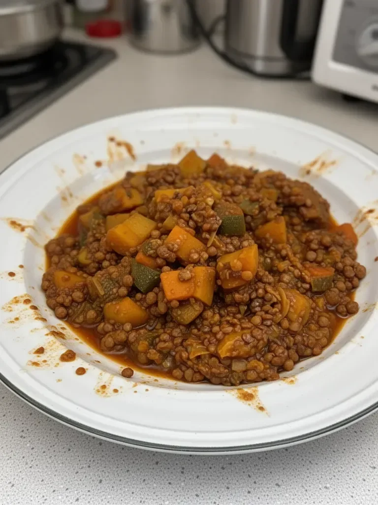 Ragoût jamaïcain ital de légumes et protéines de soja