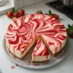 Recette de Cheesecake à la Fraise Tourbillon