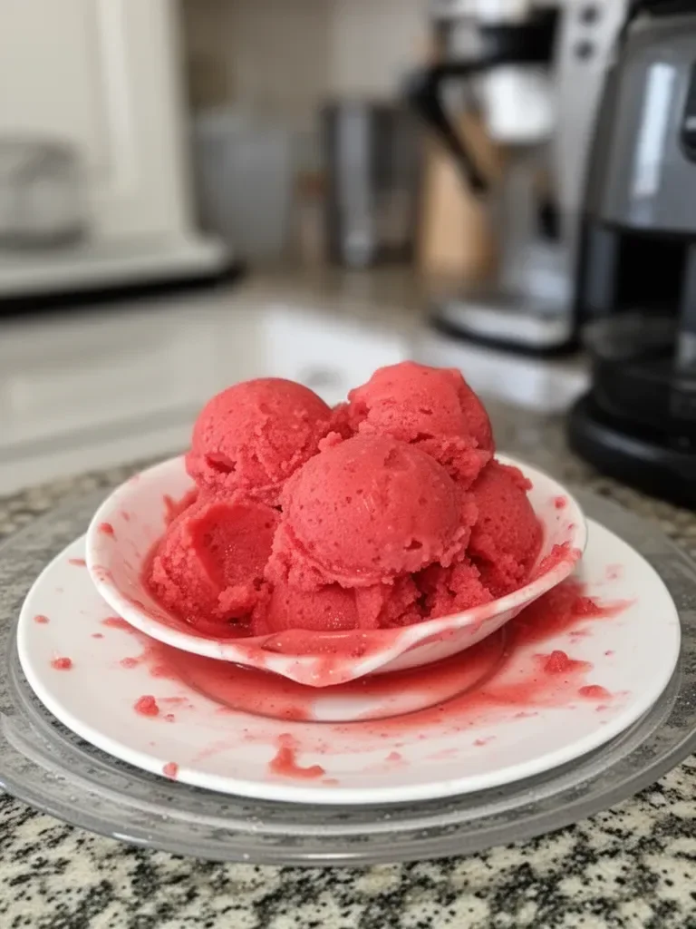 Recette de Sorbet aux Fraises Maison – Léger et Rafraîchissant !