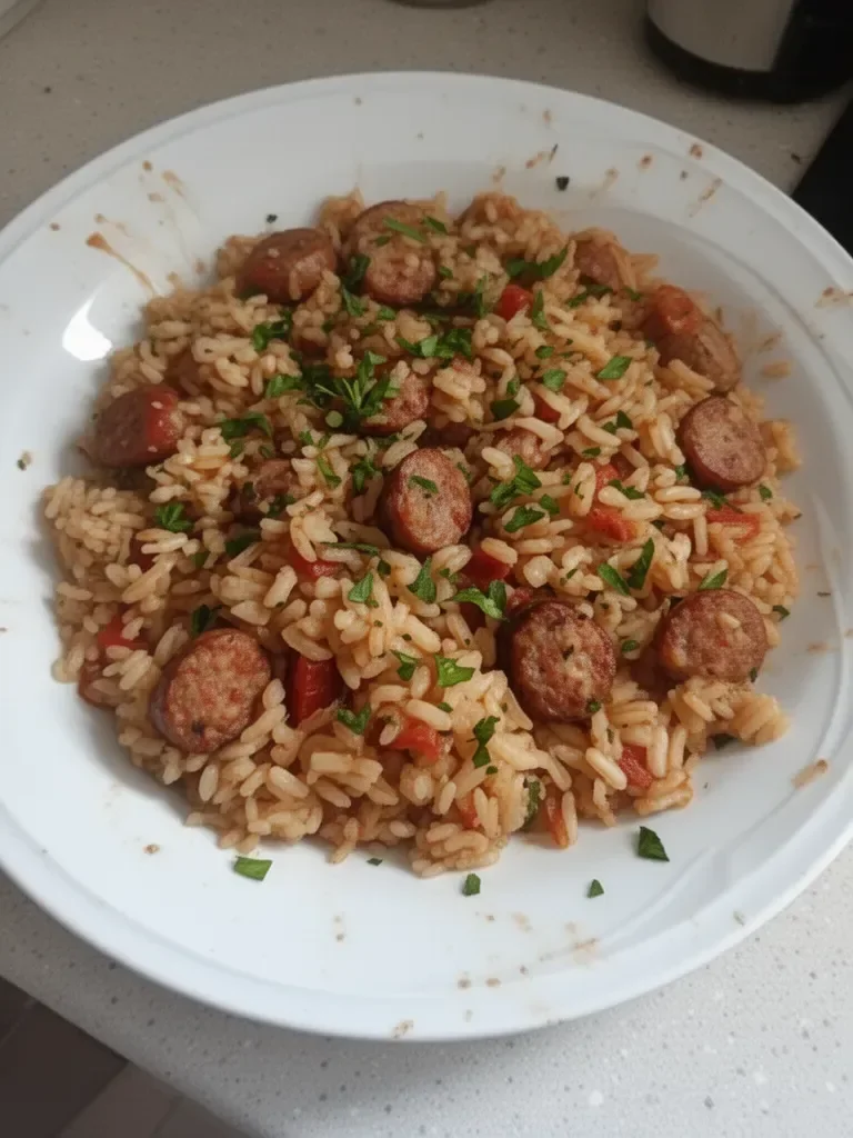 Riz et saucisse italienne