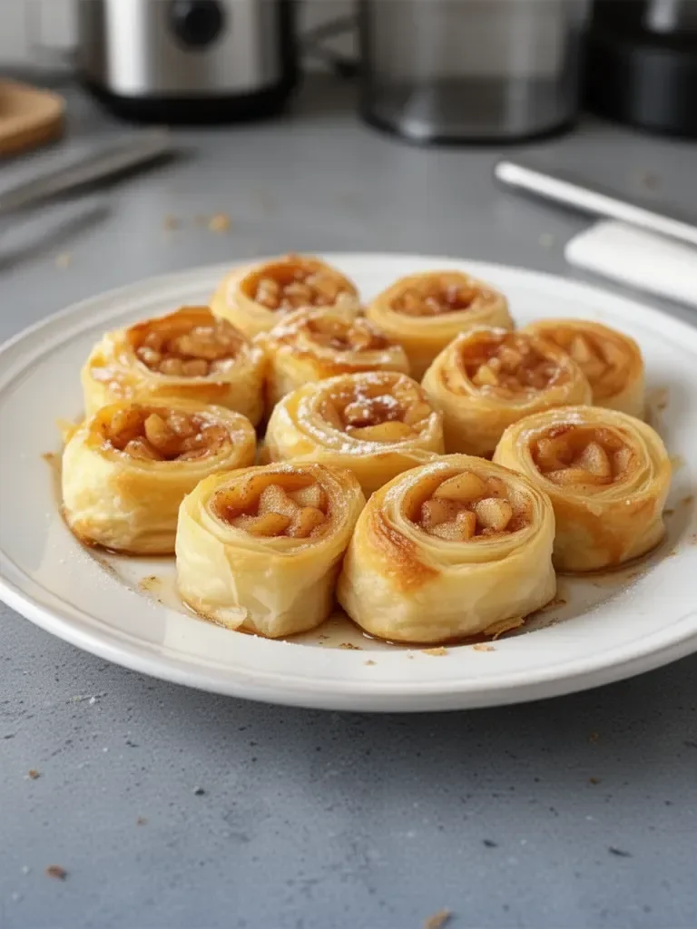 Roulés Feuilletés aux Pommes