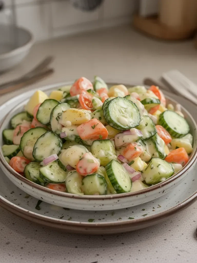 Recette de salade de concombres