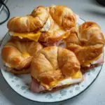 Sandwich de Petit-Déjeuner au Croissant