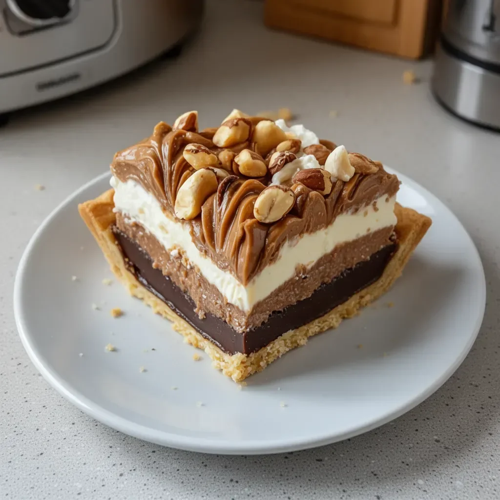 Tarte vanille-praliné avec chantilly vanillée, un dessert gourmand et savoureux