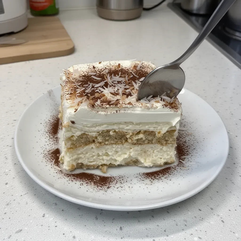 Recette de Tiramisu à la Noix de Coco, un dessert italien revisité