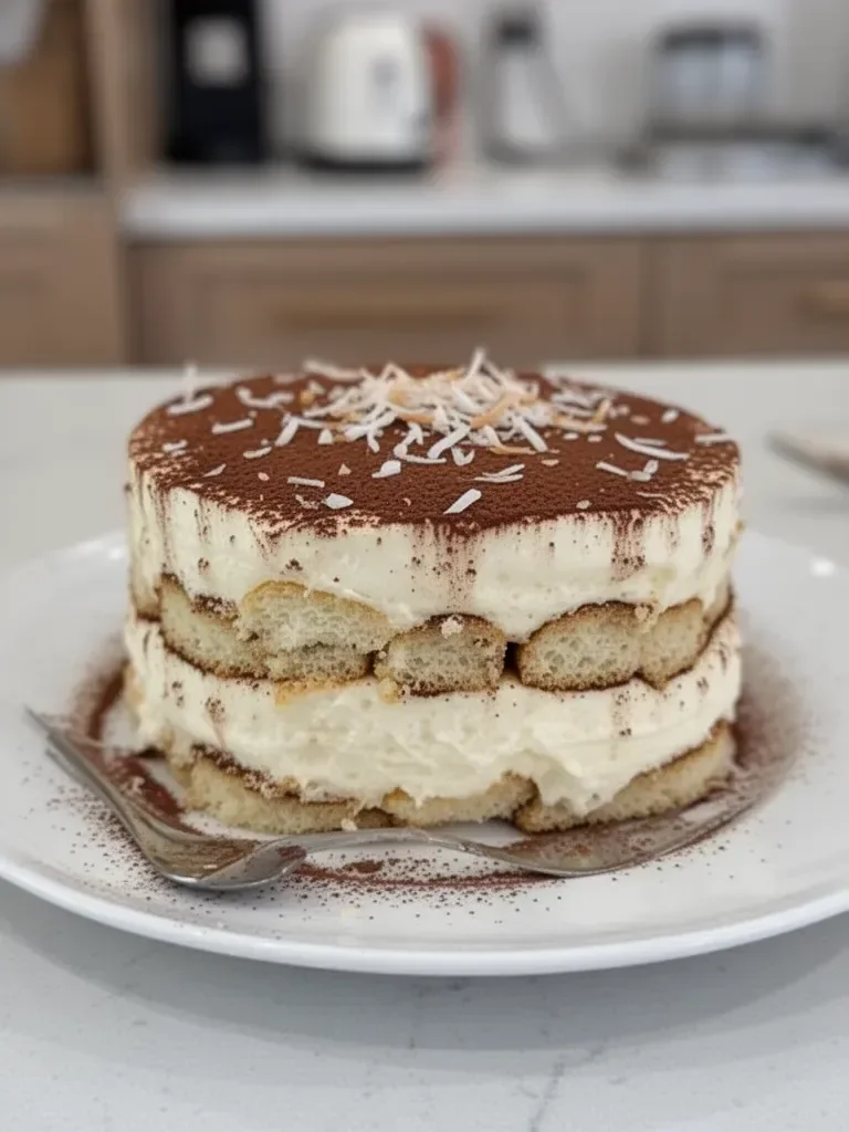 Tiramisu à la noix de coco