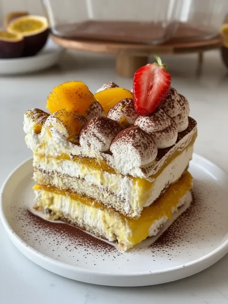 Tiramisu mangue/passion