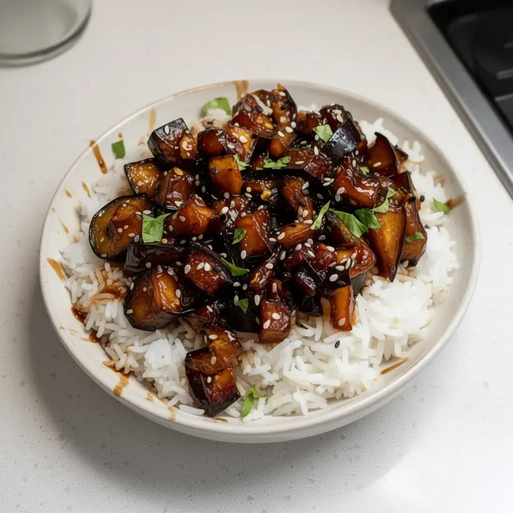 Recette d'Aubergines Teriyaki, plat savoureux et végétarien