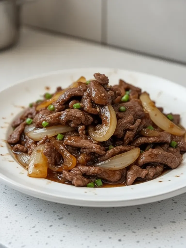 Bœuf Sauté aux Oignons