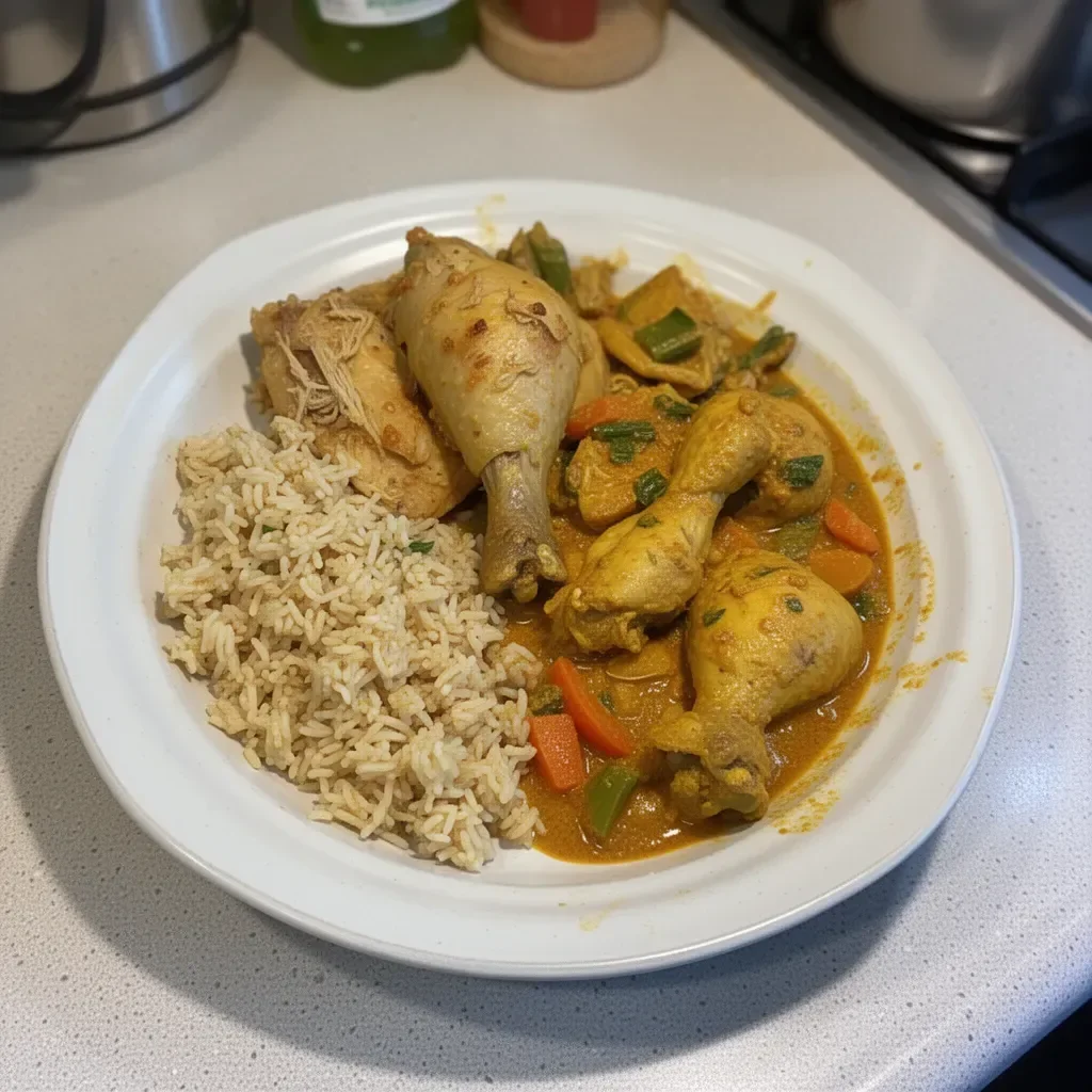 Bricks au poulet curry croustillantes et appétissantes