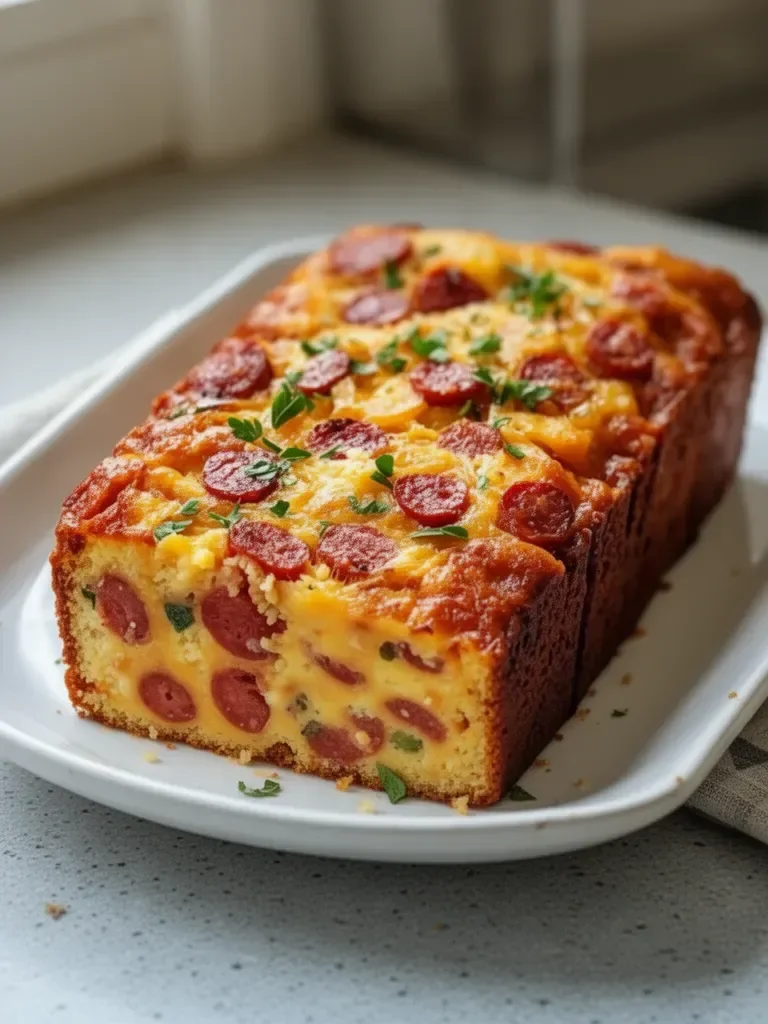 Cake au chorizo