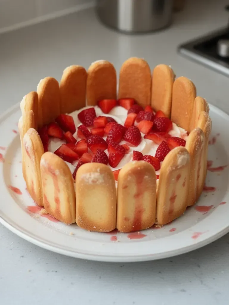 Charlotte aux fraises