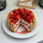 Charlotte aux fraises, une recette facile et d'effet garanti