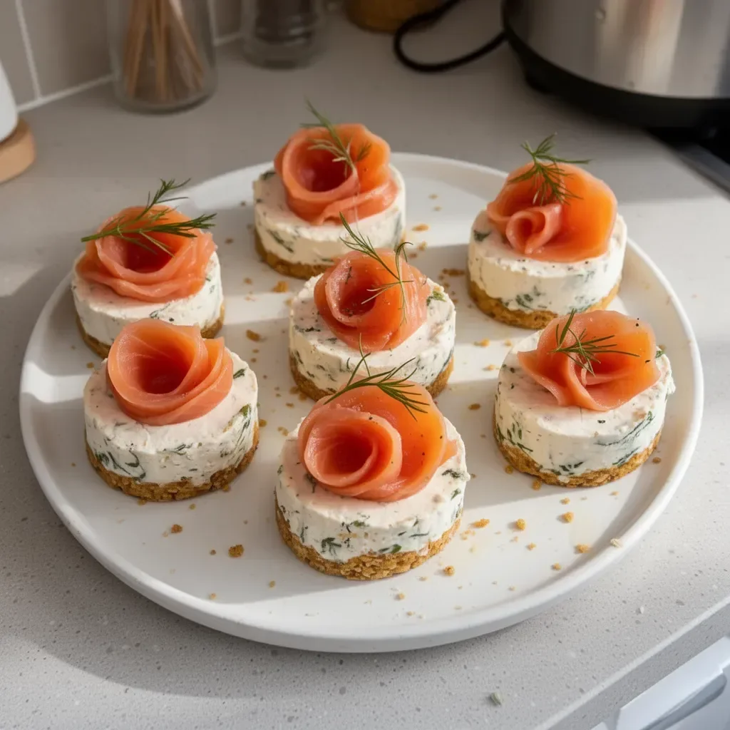 Cheesecake salé au saumon fumé, une entrée raffinée pour vos événements