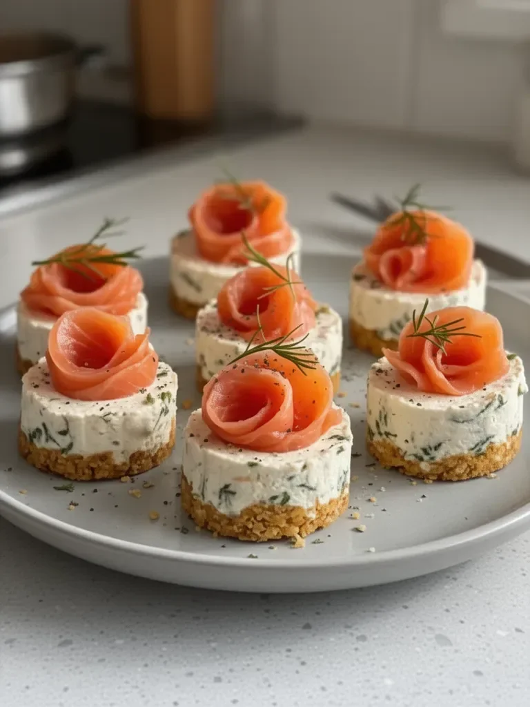 Cheesecake Salé au Saumon Fumé