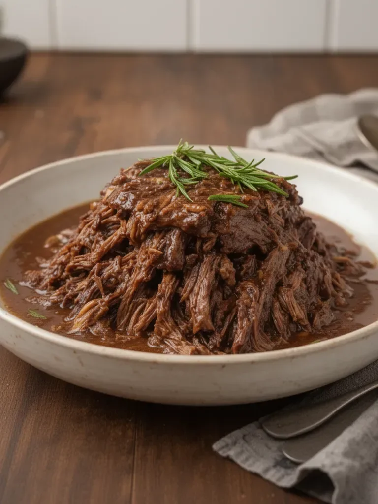 Effiloché de Bœuf Braisé Fondant et Moelleux