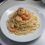 Explosion de Linguine Crèmeuse aux Crevettes