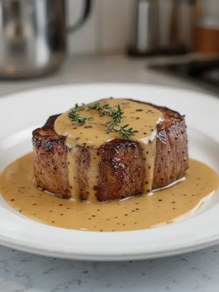 Filet Mignon Sauce Miel et Moutarde