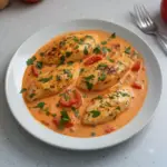 Filets de poulet à la crème de tomate