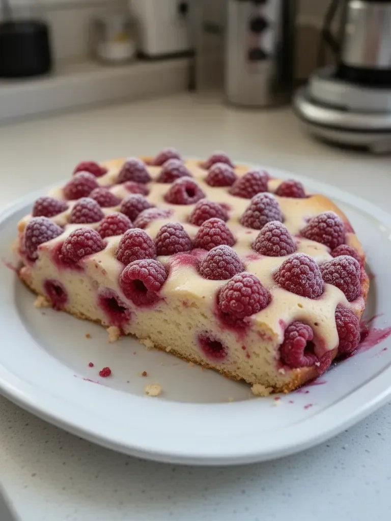 Gâteau aux framboises