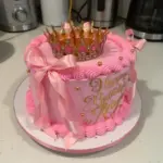 Gâteau Bow Corona et Brillos