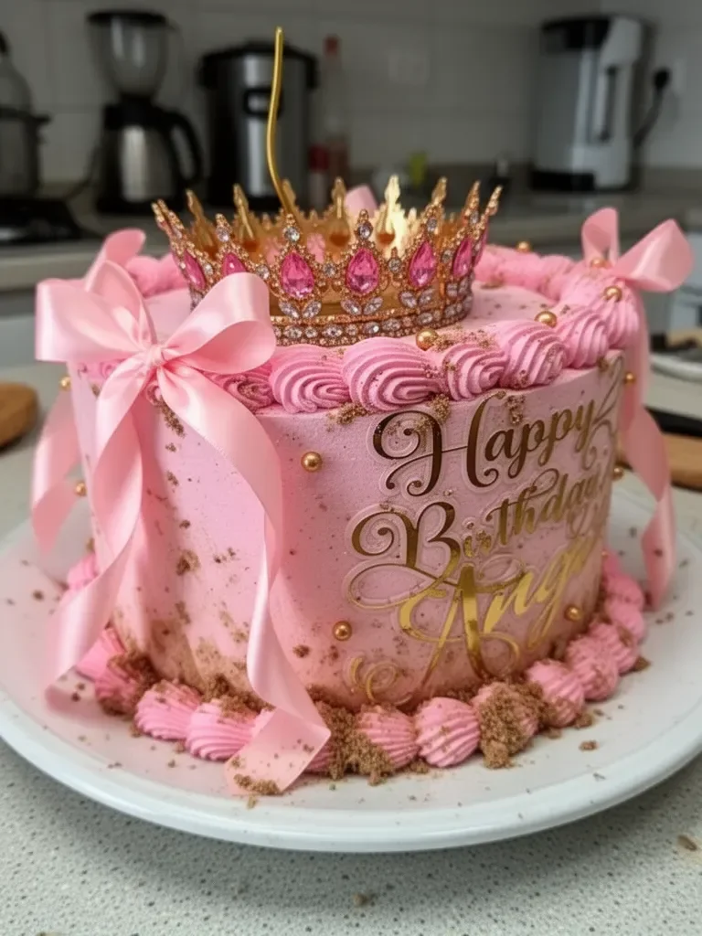 Gâteau Bow Corona et Brillos