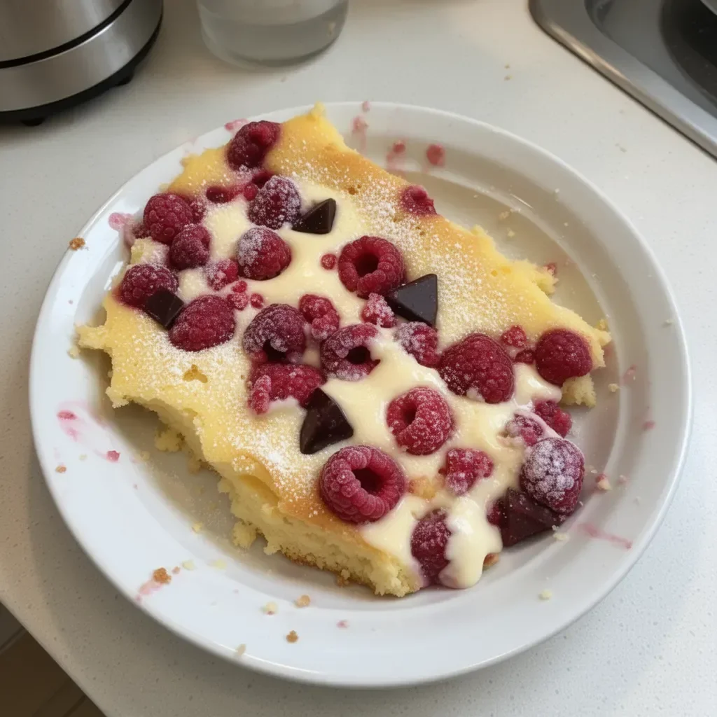 Gâteau citron framboise avec une garniture de framboises fraîches et un glaçage au citron