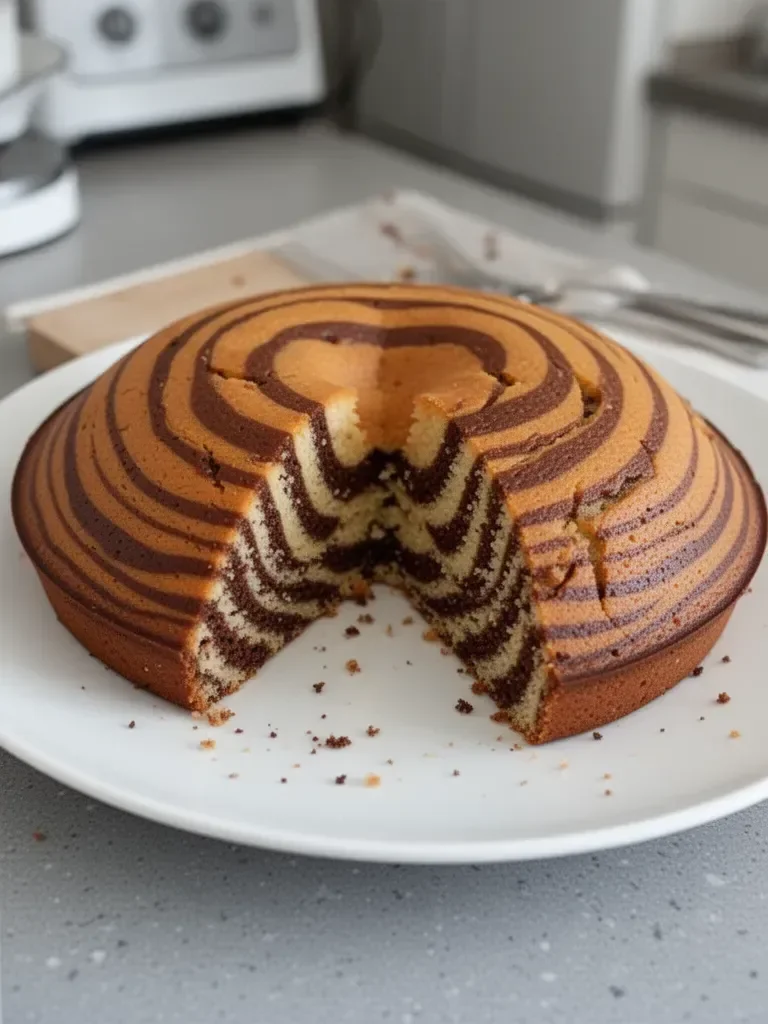 Gâteau Zèbre