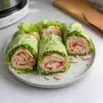 Meilleur sandwich de wraps de laitue au dinde