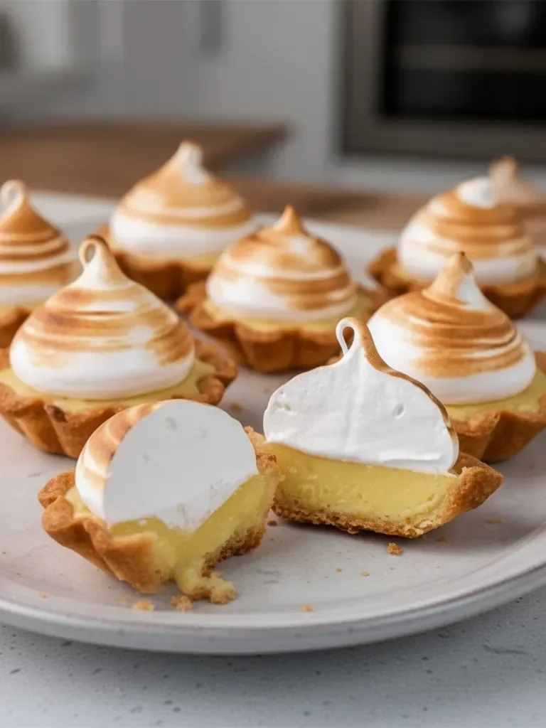 Mini tartelettes au citron meringuées