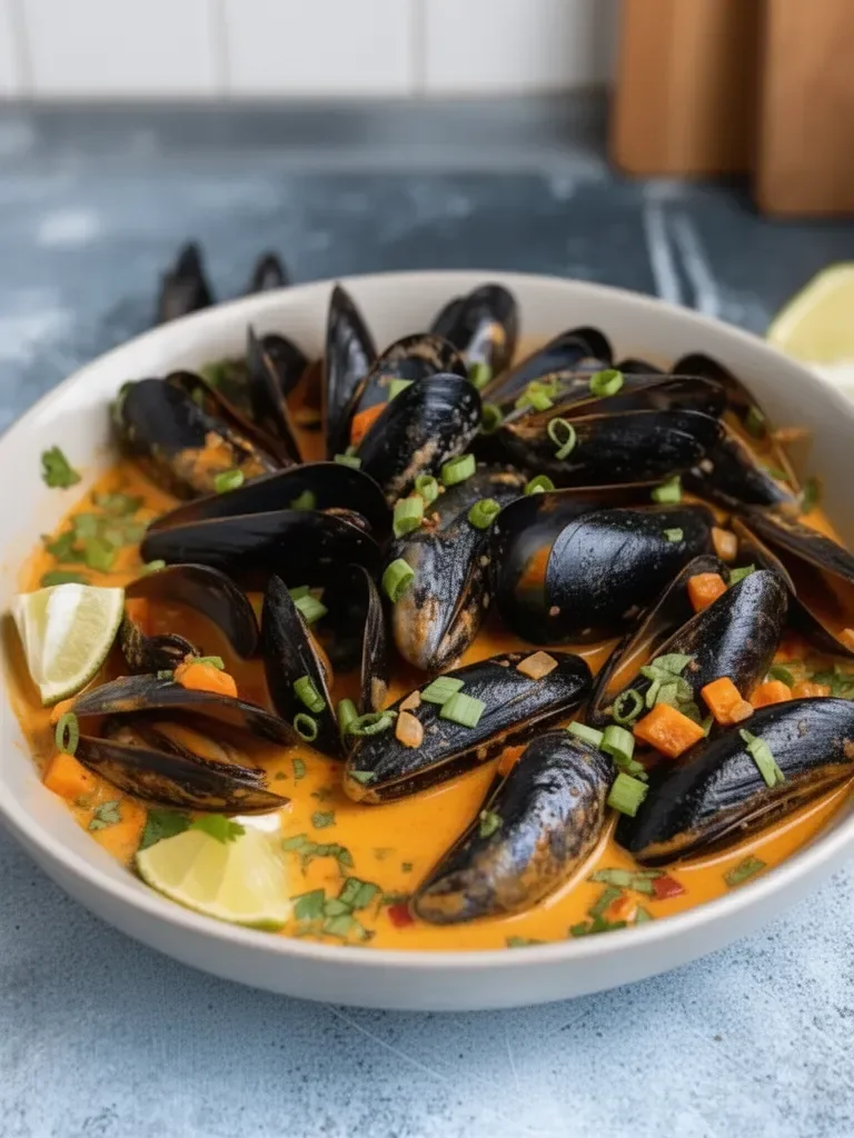 Moules Thaï à la Noix de Coco