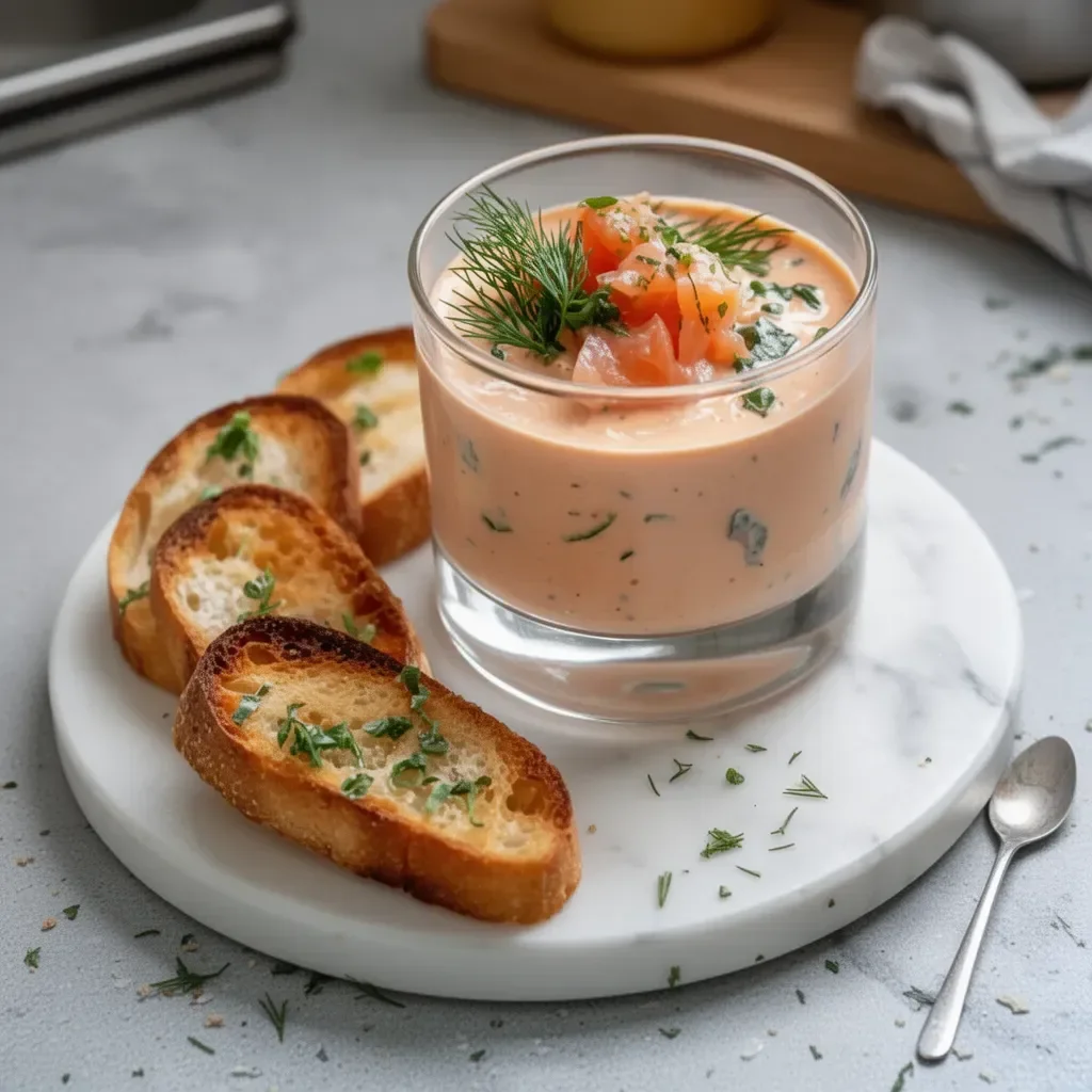 Recette de mousse de saumon fumé express