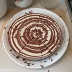 Mousse zébrée aux deux chocolats