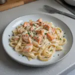 Plat de Pâtes au Saumon