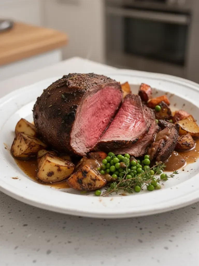 Boeuf rôti mariné