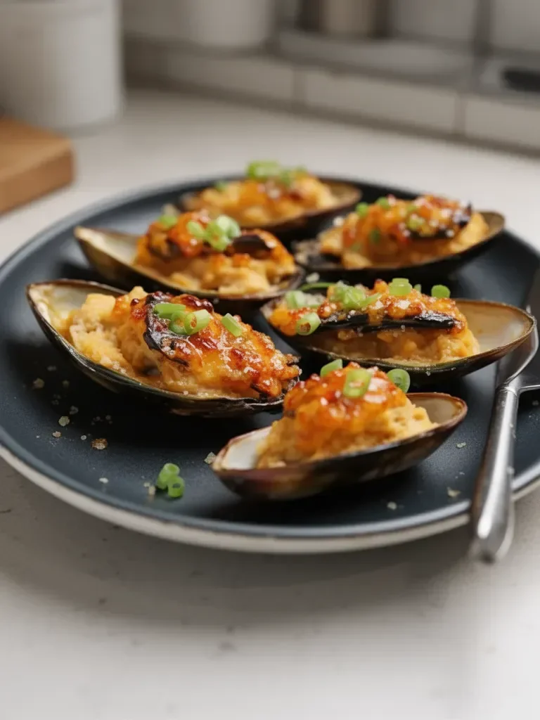 Recette de Moules Cuites au Four à la Japonaise
