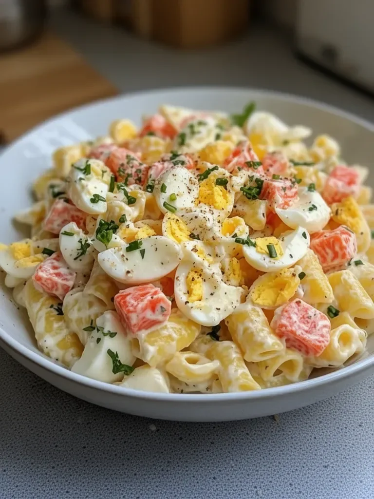 Salade de Pâtes au Surimi