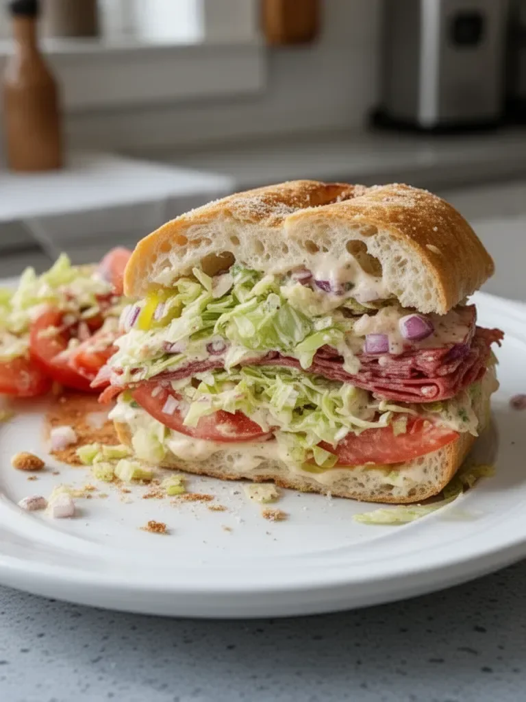 Sandwich à la salade italienne