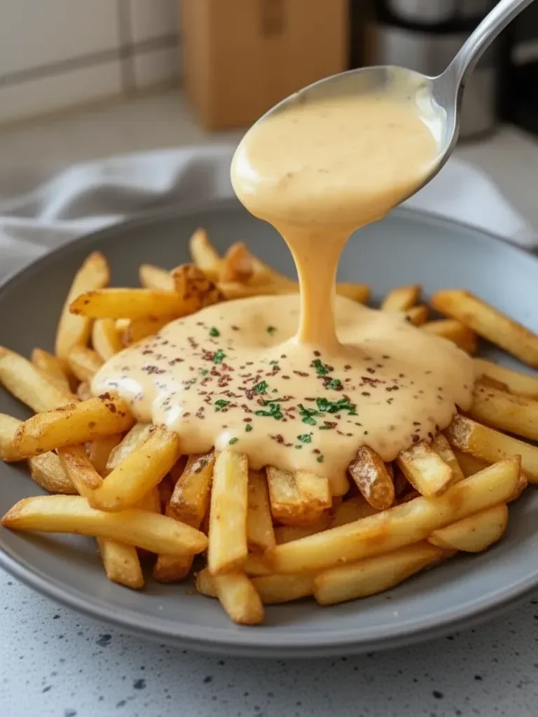 Ready in 15 minutes: my ultra-creamy cheddar sauce that makes you say "wow" with every bite of fries